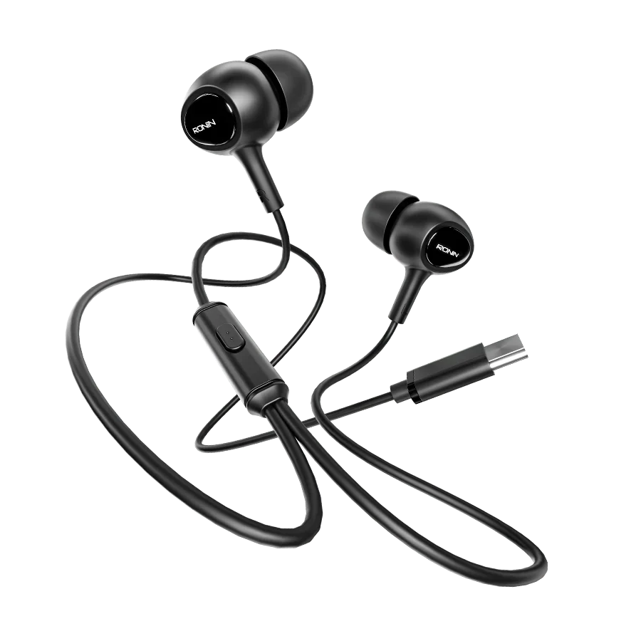 Ronin R9 Type-C Handsfree | Original Sound, HD Mic, Deep Bass for All Type-C Phones