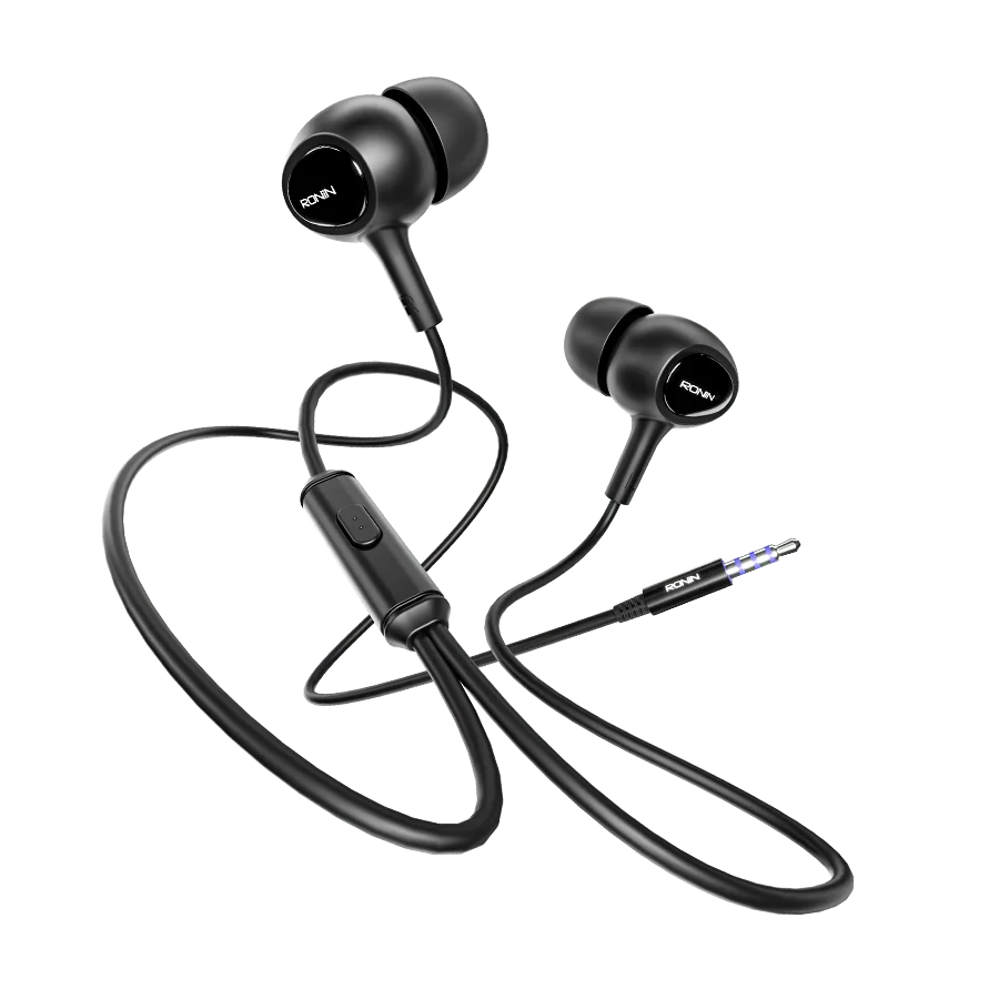 Ronin R-9 "THE OG" Wired Earphones - HD 8D Sound + Super Bass | 100% Original