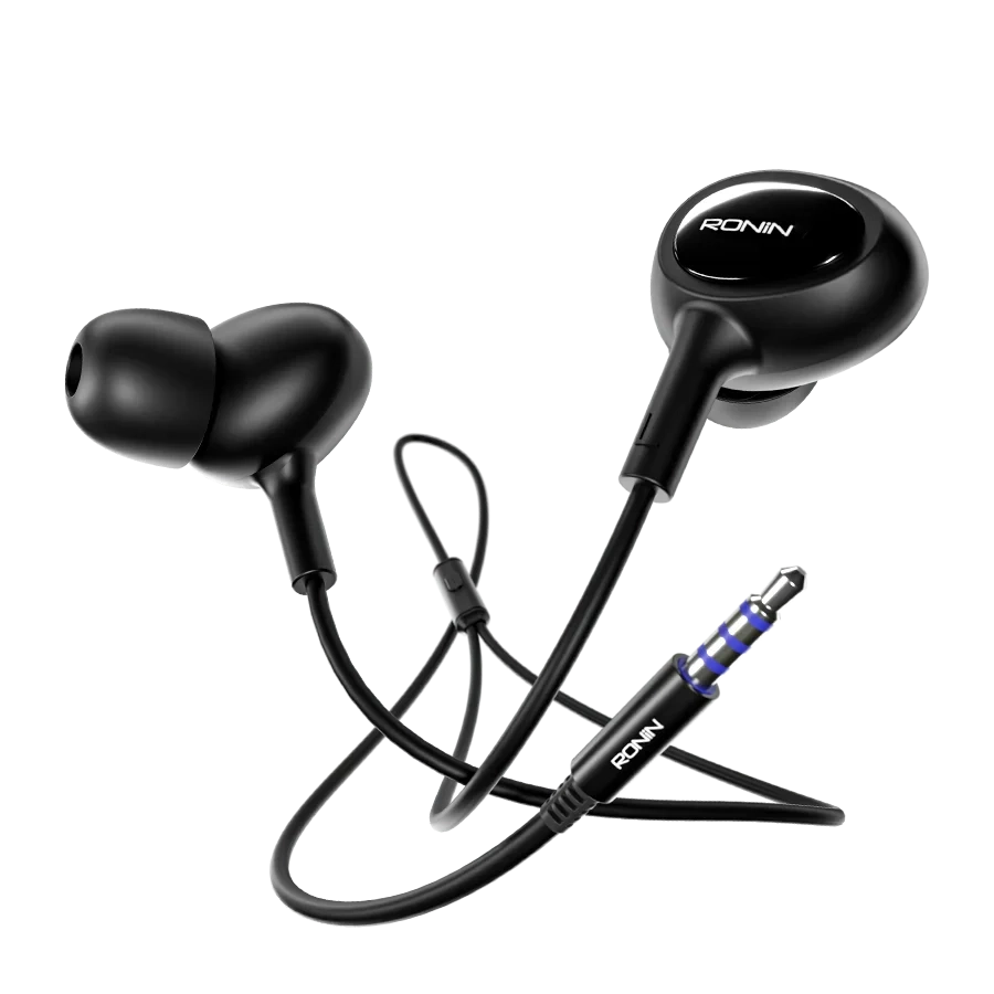 Ronin R-9 "THE OG" Wired Earphones - HD 8D Sound + Super Bass | 100% Original