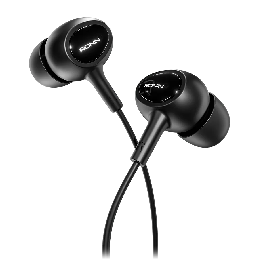 Ronin R-9 "THE OG" Wired Earphones - HD 8D Sound + Super Bass | 100% Original