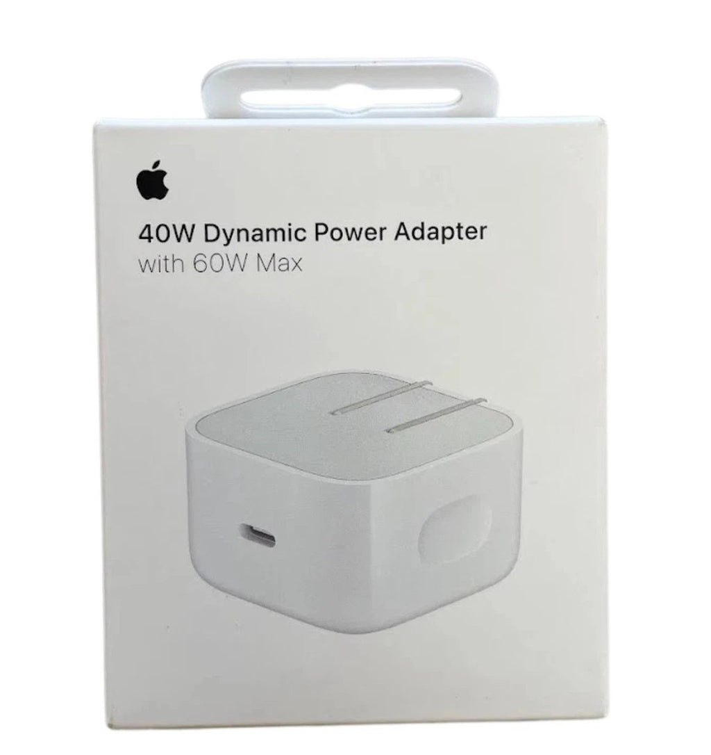 Original 40W PD USB-C Fast Charger Adapter | Dynamic Power 60W Max | Compact Travel Charger for iPhone, Samsung, iPad