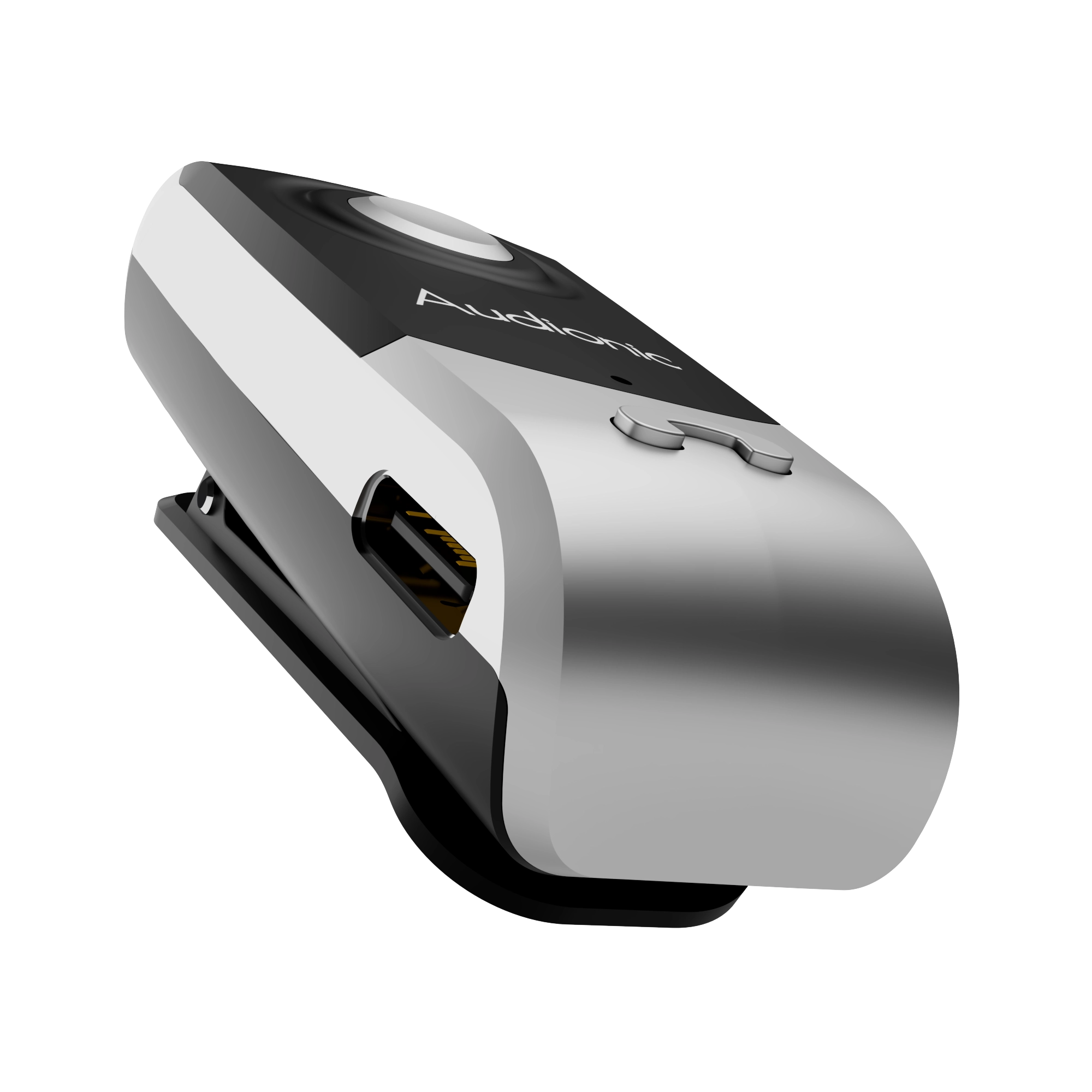 Audionic KLIP-ON II Pro Bluetooth Clip | Dual Connect + Vibration Alert + Retractable Earphone