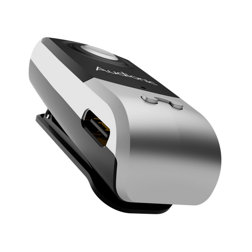 Audionic KLIP-ON II Pro Bluetooth Clip | Dual Connect + Vibration Alert + Retractable Earphone