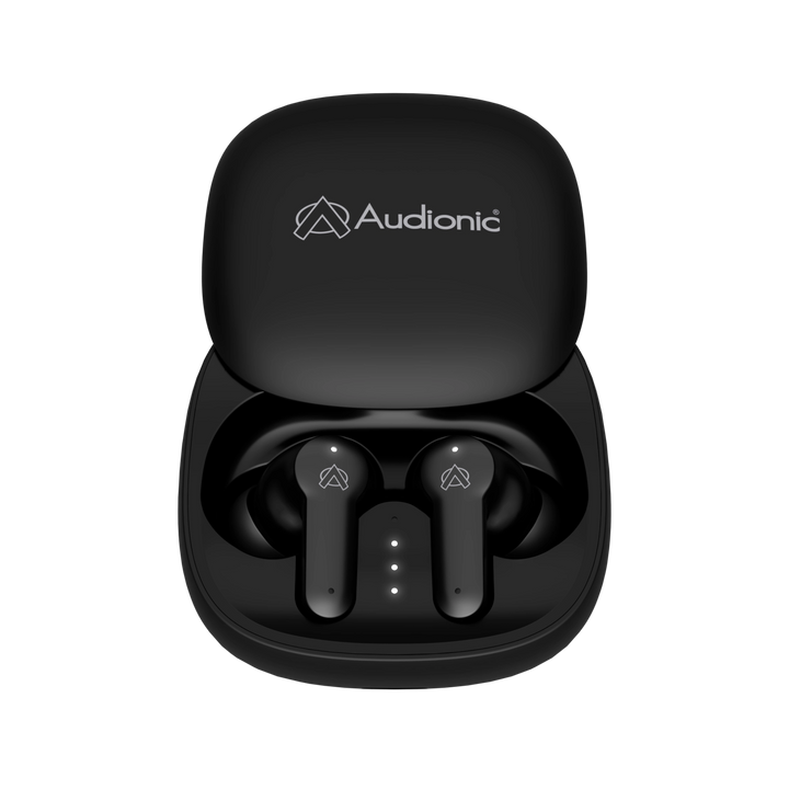 Audionic Airbud 550 Wireless Earbuds | 26H Playback | Quad Mic ENC | BattleMode